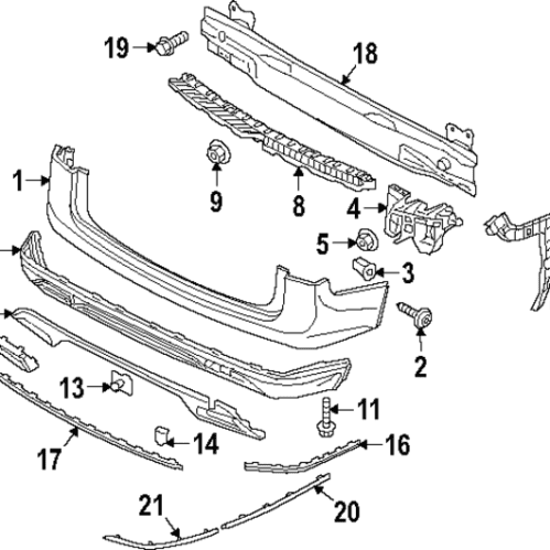 Tow Eye Cap - Volkswagen (3CN-807-449-A-GRU)