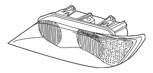 Headlamp Assembly - BMW (63-12-8-381-081)
