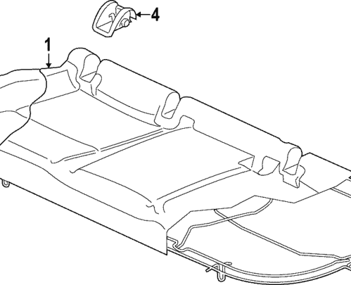 Seat Cover - Volkswagen (5H0-885-405-D-AQB)