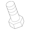 Adjust Handle Screw - Audi (N-104-066-04)
