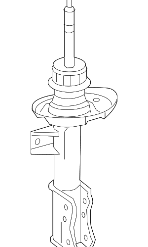 Suspension Strut - Mercedes-Benz (242-323-06-00)