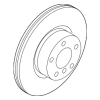 Disc Brake Rotor Rear - BMW (34-20-6-880-079)