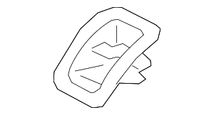 Seat Belt Trim Bezel - Audi (4G8-887-233-BV2)