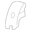 Child Seat Bracket Cap - Audi (8W0-887-187-MG6)