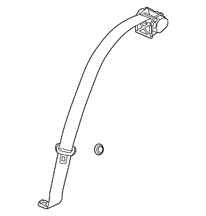 Seat Belt Lap And Shoulder Belt - Volkswagen (17A-857-805-A-RAA) Seat Belt Lap And Shoulder Belt - Volkswagen (17A-857-805-A-RAA)