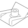 Head Air Bag U-Nut - BMW (61-13-1-372-033)