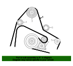 c8cf171df88fd1eaee7fe869e720a8b3 Serpentine Belt - Mercedes-Benz (002-993-65-96)