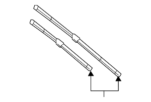 Wiper Blade - Mercedes-Benz (447-820-54-00) Wiper Blade - Mercedes-Benz (447-820-54-00)