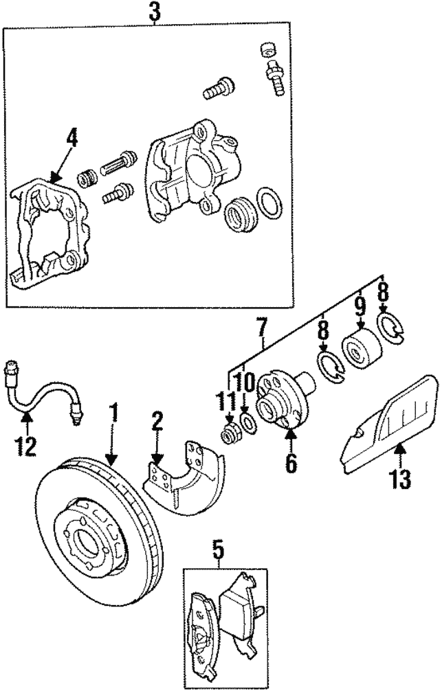 Brake Pads Front - Volkswagen (1H0-698-151-A) Brake Pads Front - Volkswagen (1H0-698-151-A)