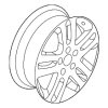 Wheel, Alloy - Volkswagen (1K0-601-025-BN-8Z8)