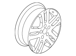 Wheel, Alloy - Volkswagen (1K0-601-025-BN-8Z8)