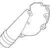 Engine Coolant Outlet Flange - Audi (06E-121-161-BB)