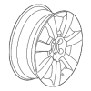 Wheel, Alloy - Volkswagen (1C0-601-025-AB-8Z8)