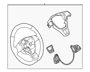Steering Wheel - Volkswagen (5H0-419-093-D-YPG)