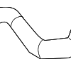By-Pass Hose - Volkswagen (1K0-121-058-T)
