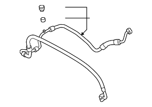 Suction Hose - Audi (8J0-820-743-M)