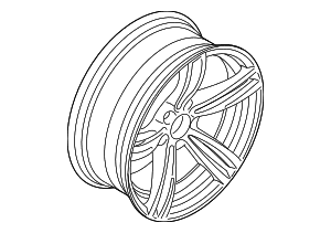 Wheel, Alloy - BMW (36-11-2-284-551) Wheel, Alloy - BMW (36-11-2-284-551)