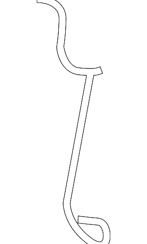 Washer Hose - Volkswagen (7B0-955-350-B)