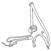 Lap & Shoulder Belt - Audi (4E1-857-705-A-V04)