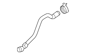Radiator Coolant Hose - BMW (17-12-7-627-102)
