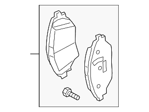 Brake Lining - Volkswagen (3QF-698-151-E)