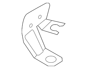 Brake Hose Bracket - Audi (4H0-611-845-E) Brake Hose Bracket - Audi (4H0-611-845-E)