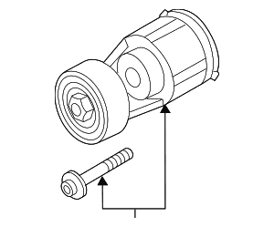 Accessory Drive Belt Tensioner Assembly - Audi (07K-903-315-AB) Accessory Drive Belt Tensioner Assembly - Audi (07K-903-315-AB)