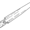 Back Glass Wiper Arm - BMW (61-62-7-407-274)