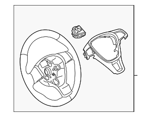 Steering Wheel - Volkswagen (5C0-419-091-EJ-E74)