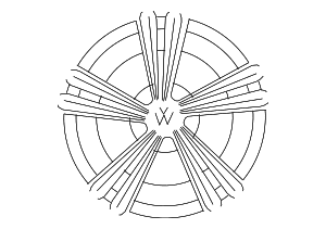 Wheel, Alloy - Volkswagen (5NN-601-025-AF-AX1)