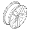 Wheel, Alloy - Volkswagen (3C0-601-025-R-QQ9)