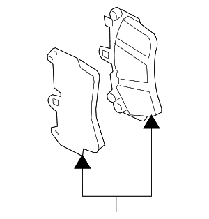 Brake Lining - Volkswagen (7L0-698-151-AG)