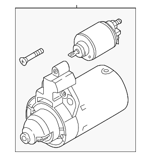 Starter Motor - Audi (02M-911-021-B)