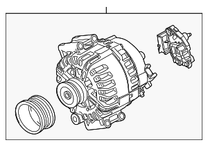 2007-2009 BMW X5 - Alternator - BMW (12-31-7-551-256)