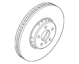 2016-2021 BMW Disc Brake Rotor - BMW (34-11-6-875-283)