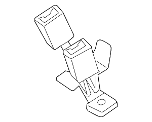 Buckle End - Audi (8K0-857-739-AE-01C) Buckle End - Audi (8K0-857-739-AE-01C)