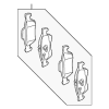 Disc Brake Pad Set Rear - Mercedes-Benz (007-420-93-20)