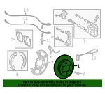 d9c18481a409190c6278229ab2cee5c9-1 Disc Brake Rotor - Mercedes-Benz (910423020007)