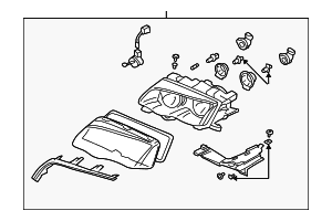 Composite Headlamp - BMW (63-12-6-919-645) Composite Headlamp - BMW (63-12-6-919-645)