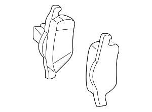 Brake Pads Rear - Volvo (32373167) Brake Pads Rear - Volvo (32373167)