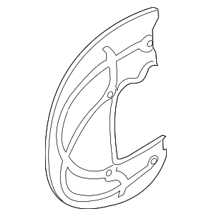 Splash Shield - Audi (8W0-615-311-D)