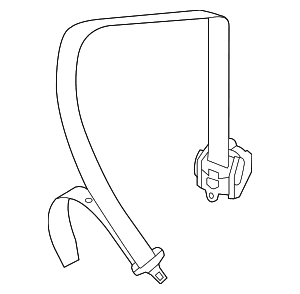 Seat Belt Assembly - Audi (8W7-857-805-A-JXE)
