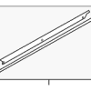 Belt Weather-Strip - Audi (8R0-853-284-H-T94)