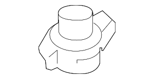 Trunk Lid Bumper - BMW (51-24-7-072-496)