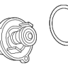 Engine Coolant Thermostat Kit - BMW (11-53-7-586-885)