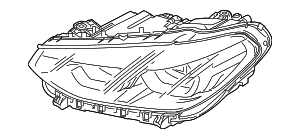 Headlamp Assembly - BMW (63-11-7-466-127) Headlamp Assembly - BMW (63-11-7-466-127)