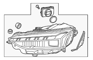 Composite Headlamp - Audi (8W6-941-086-F) Composite Headlamp - Audi (8W6-941-086-F)