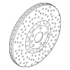 Disc Brake Rotor Front Right - Audi (4K0-615-302-S)