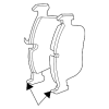 Repair Kit Brake Pads Asbes H34111 Front - BMW (34-11-2-282-995)