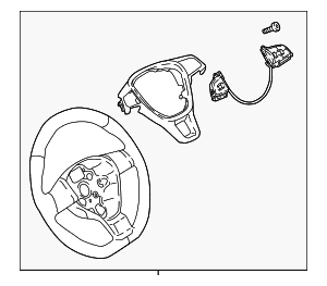 Steering Wheel - Volkswagen (2GJ-419-089-F-81U)